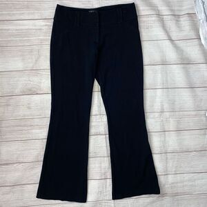 Cache contour collection women 6 flare leg dress pants black